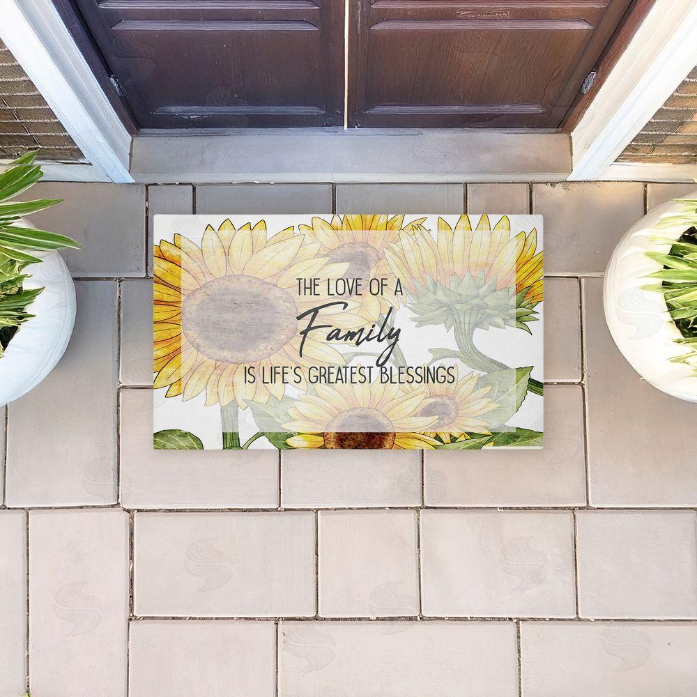 Kim Allen | Love Of Family Sentiment Non-Woven Door Mat