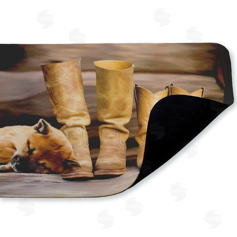 Renel Peters | Sleepy Puppy & Cowboy Boots Anti-Fatigue Mat