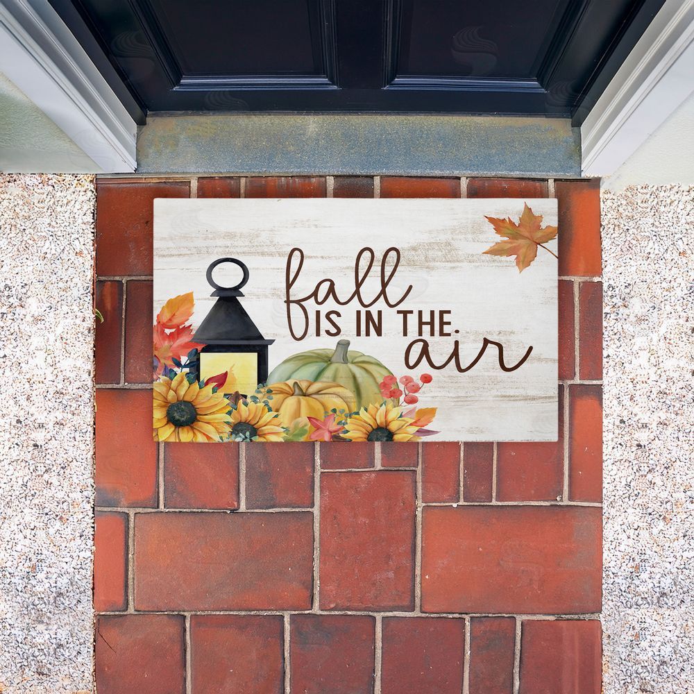 Kim Allen | Fall Is In The Air Lantern Non-Woven Door Mat