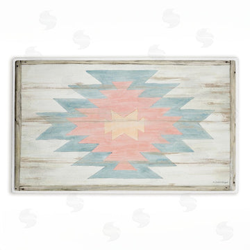 Susan Winget | Pink Navajo Pattern Plush Bath Mat