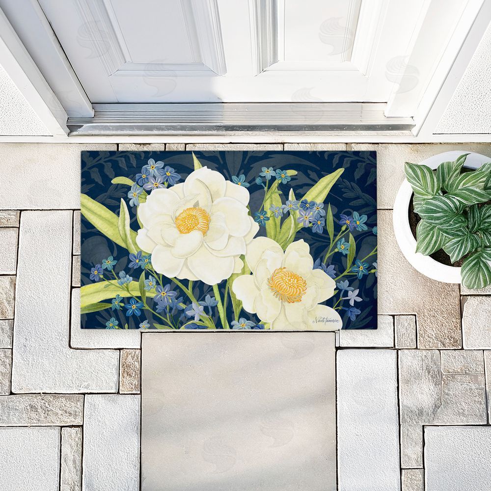 Nicole Tamarin | Enchanted Midnight Garden Non-Woven Door Mat