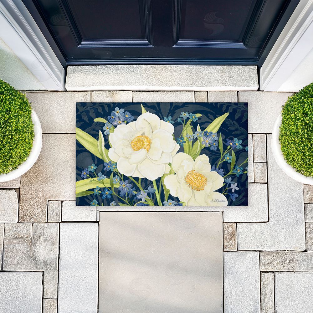 Nicole Tamarin | Enchanted Midnight Garden Non-Woven Door Mat