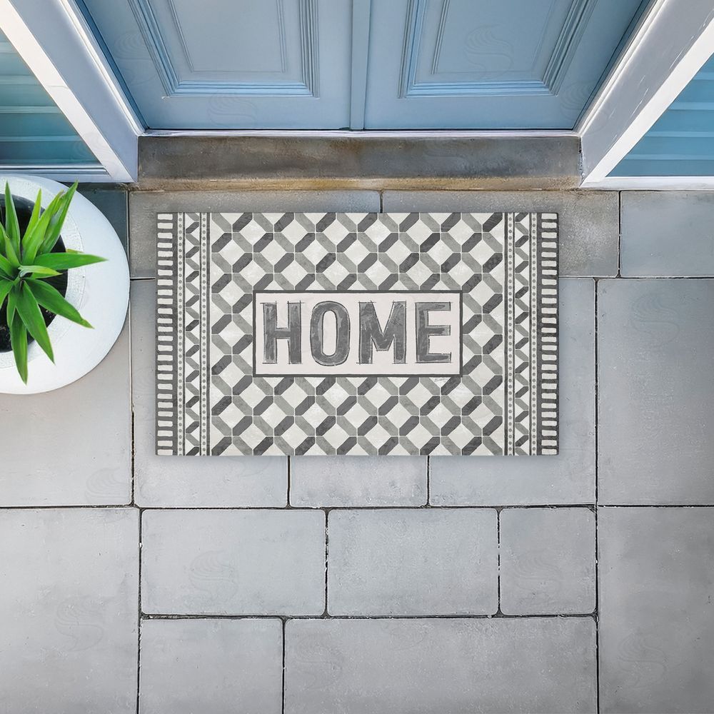 Chad Barrett | Classic Tile Vibes Entry Non-Woven Door Mat