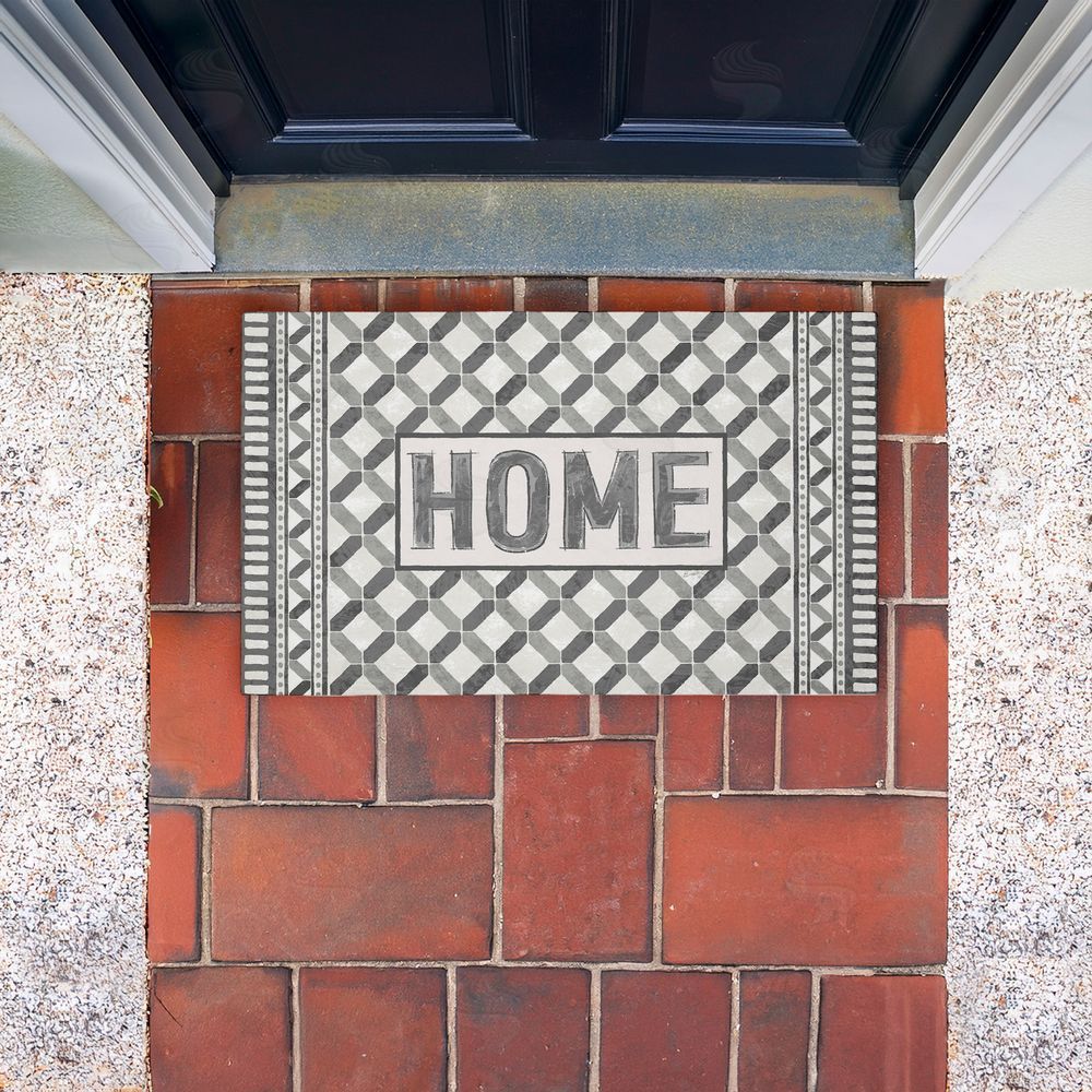 Chad Barrett | Classic Tile Vibes Entry Non-Woven Door Mat