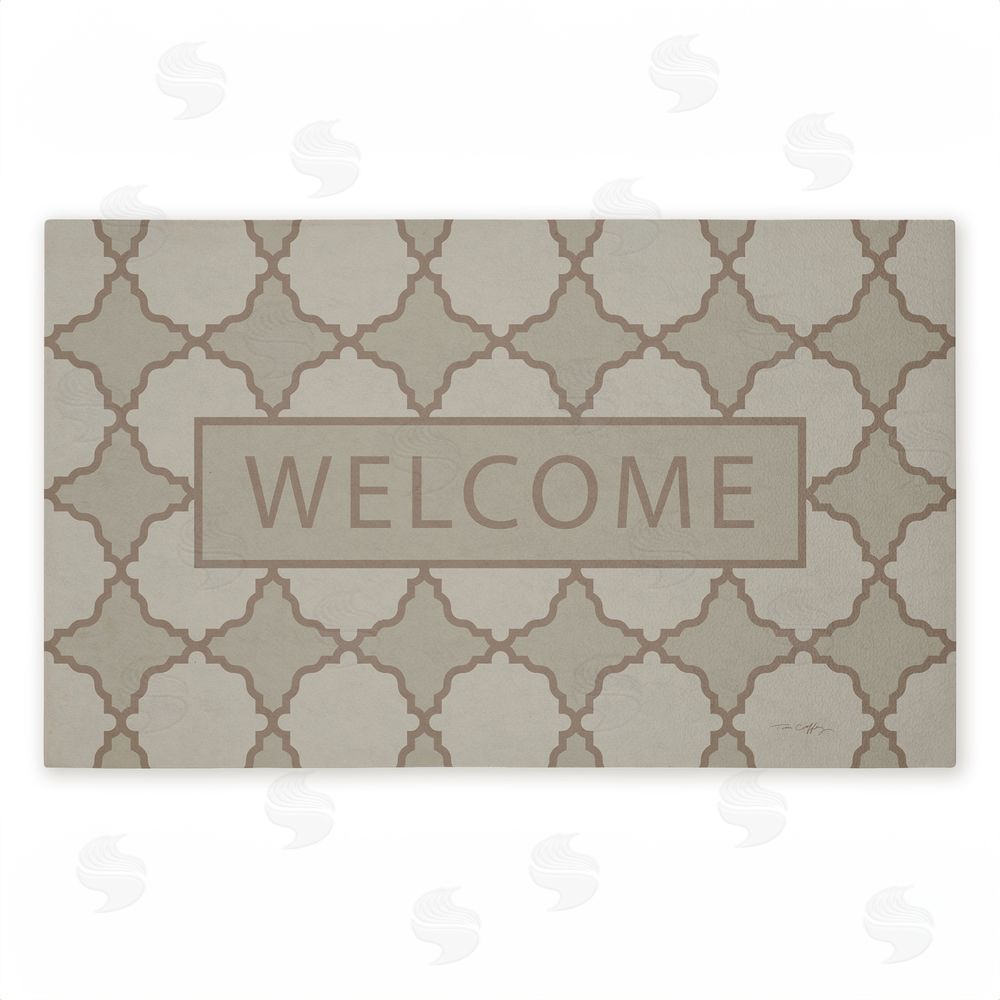 Tim Coffey | Geometric Mod Welcome Non-Woven Door Mat