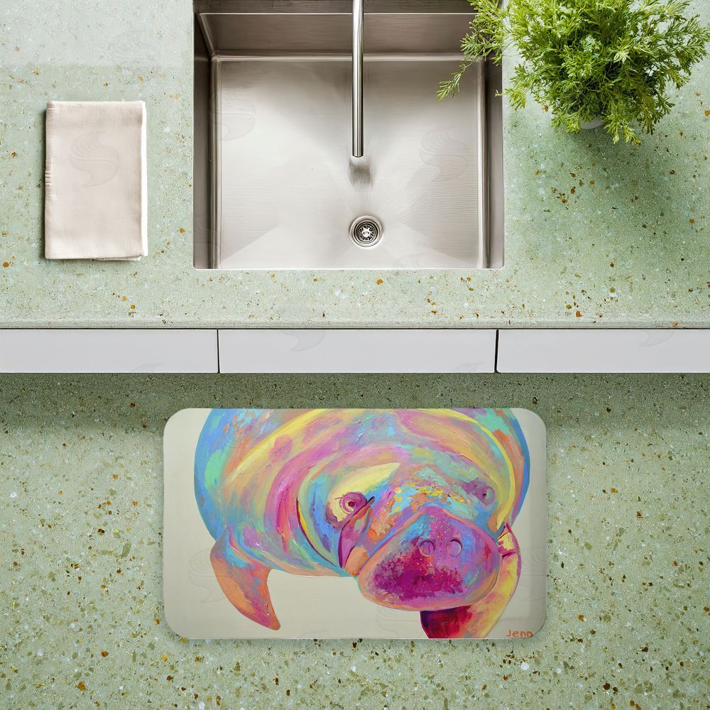 Jennifer Seeley | Chromatic Hue Manatee Anti-Fatigue Mat