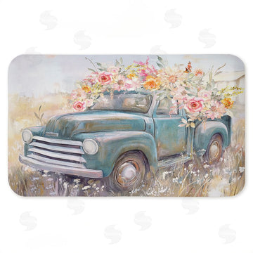 Nina Blue | Country Cargo Roses Anti-Fatigue Mat