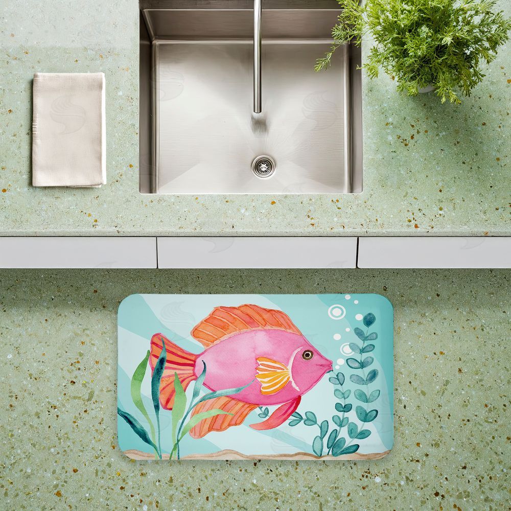 Audrey Jeanne Roberts | Fun Bright Fish Underwater Anti-Fatigue Mat