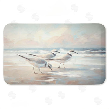 Ramona Murdock | Blue Haven Bay Sandpipers Anti-Fatigue Mat