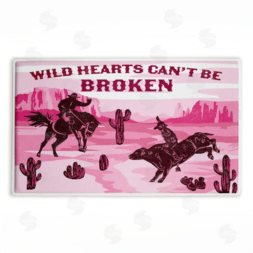 Diane Labombarbe | Wild Hearts Can't Be Broken Plush Bath Mat