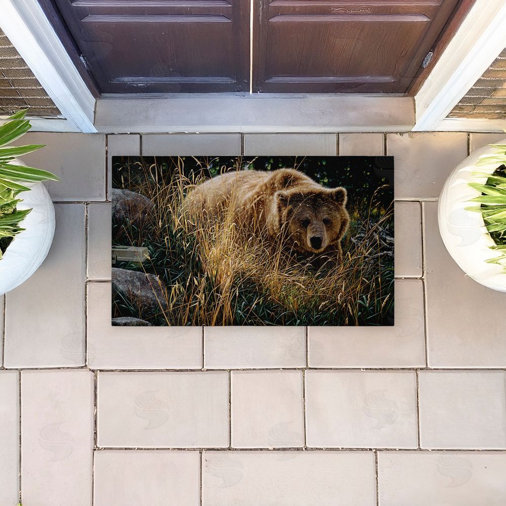 Collin Bogle | Crossing Paths Brown Bear Non-Woven Door Mat
