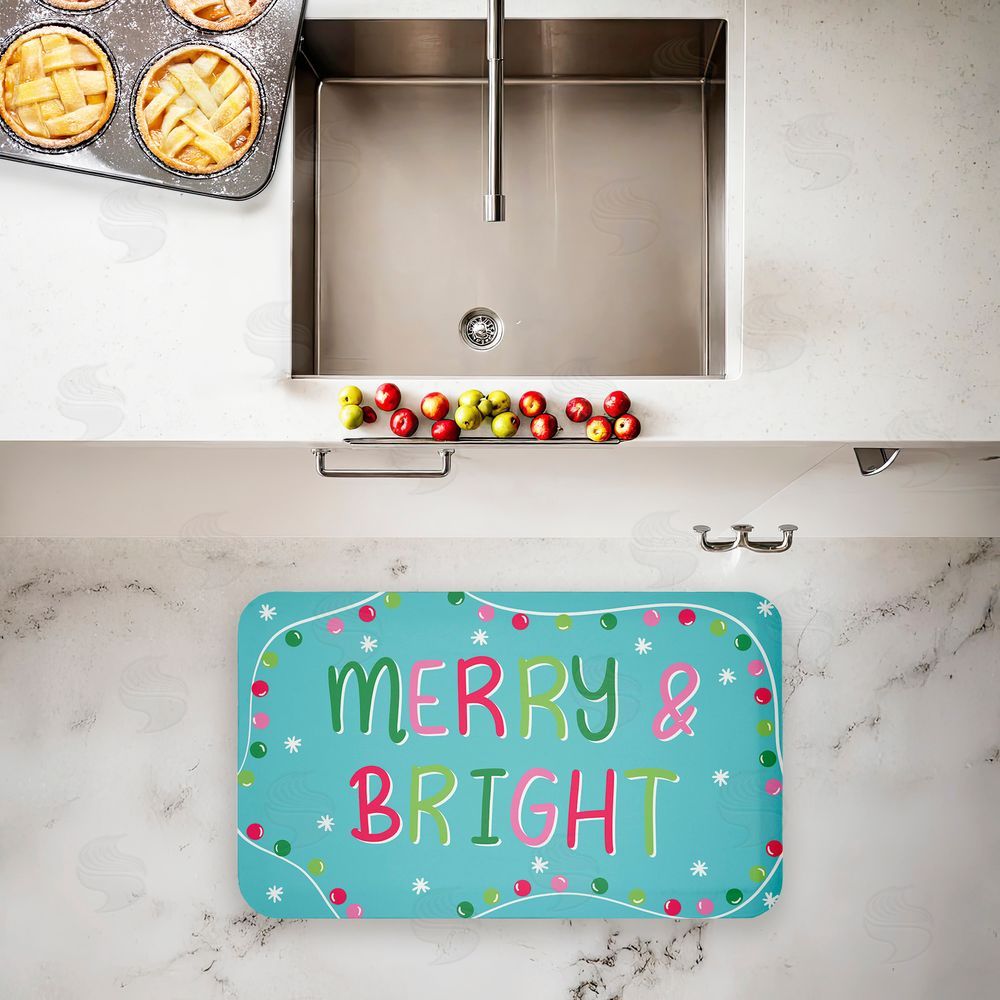 Emily Cromwell | Merry & Bright with Baubles Anti-Fatigue Mat