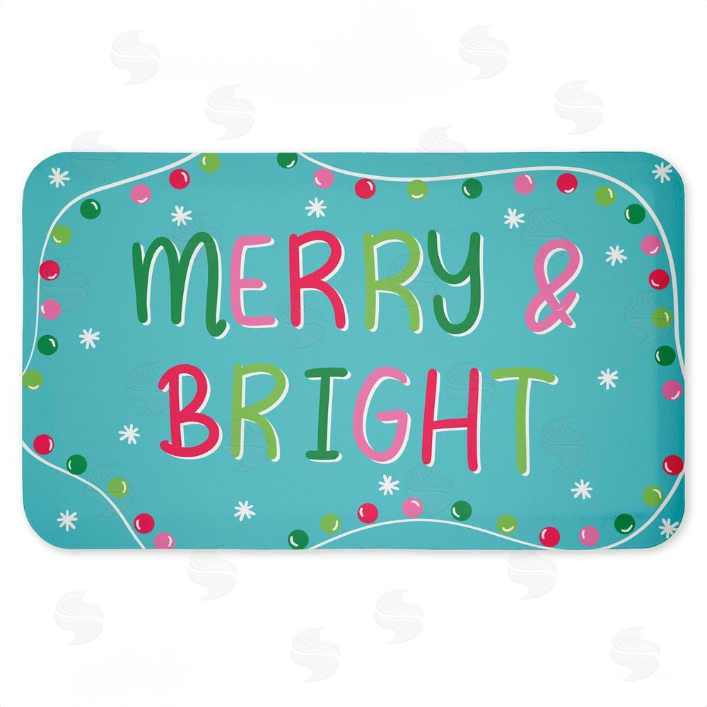 Emily Cromwell | Merry & Bright with Baubles Anti-Fatigue Mat