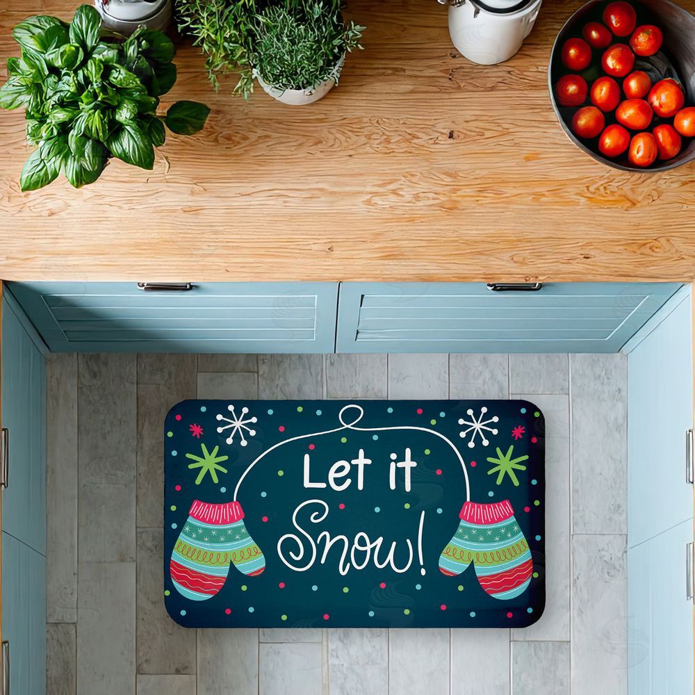 Emily Cromwell | Let It Snow Mittens Anti-Fatigue Mat