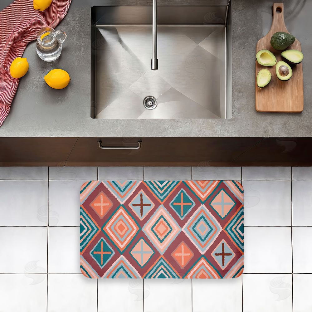 Darlene Seale | Bold Geometric Patterns Anti-Fatigue Mat