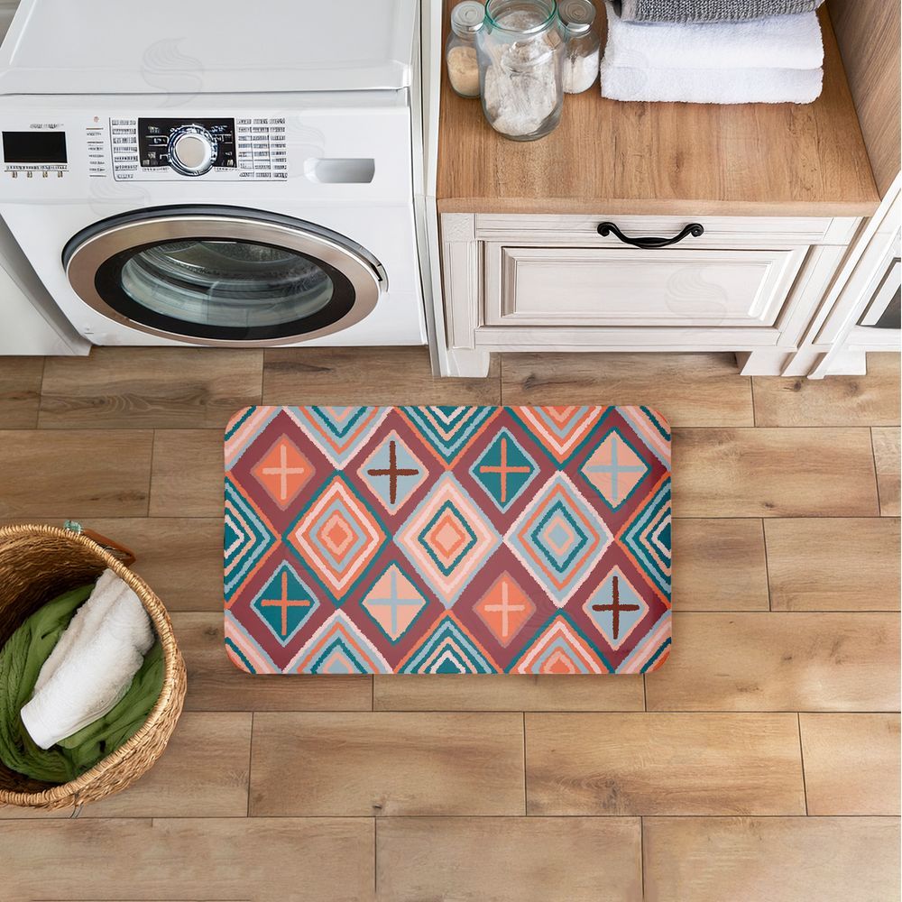 Darlene Seale | Bold Geometric Patterns Anti-Fatigue Mat
