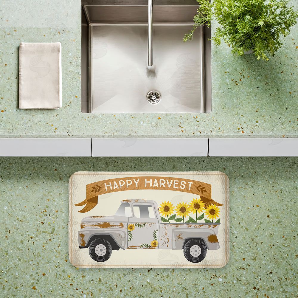 Arrolynn Weiderhold | Happy Harvest Fall Truck Anti-Fatigue Mat