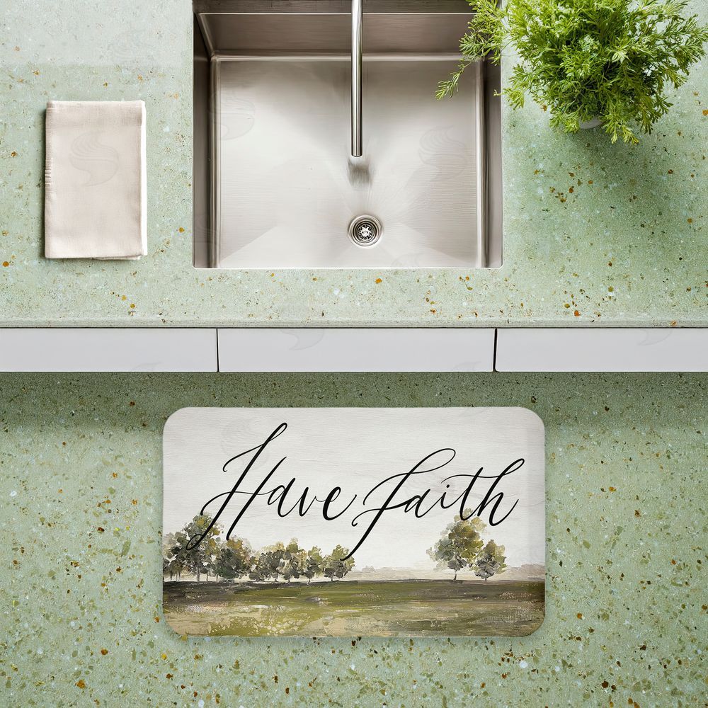 Caverly Smith | Have Faith Country Landscape Anti-Fatigue Mat
