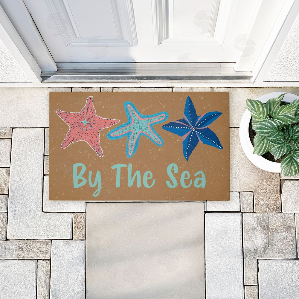 Darlene Seale | By The Sea Starfish Non-Woven Door Mat