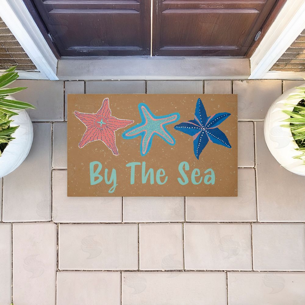 Darlene Seale | By The Sea Starfish Non-Woven Door Mat