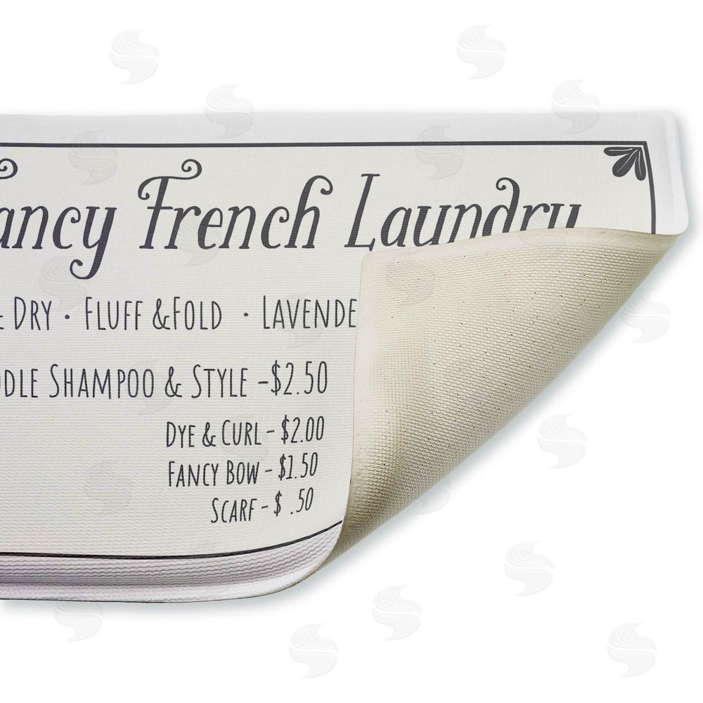 Darlene Seale | Fancy French Laundry Plush Bath Mat