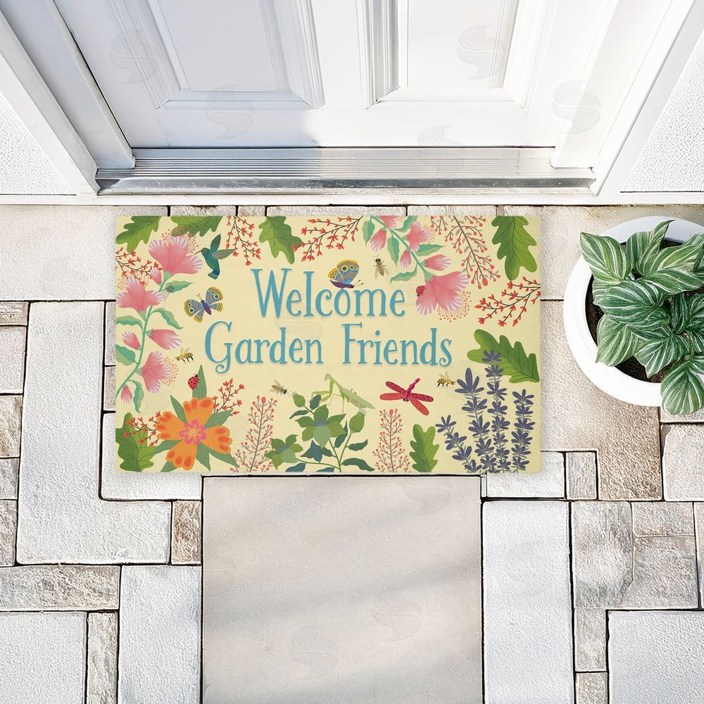 Darlene Seale | Welcome Garden Friends Non-Woven Door Mat