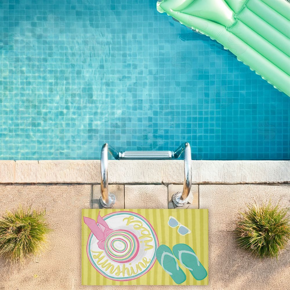 Amanda McGee | Endless Sunshine Vibes Non-Woven Door Mat