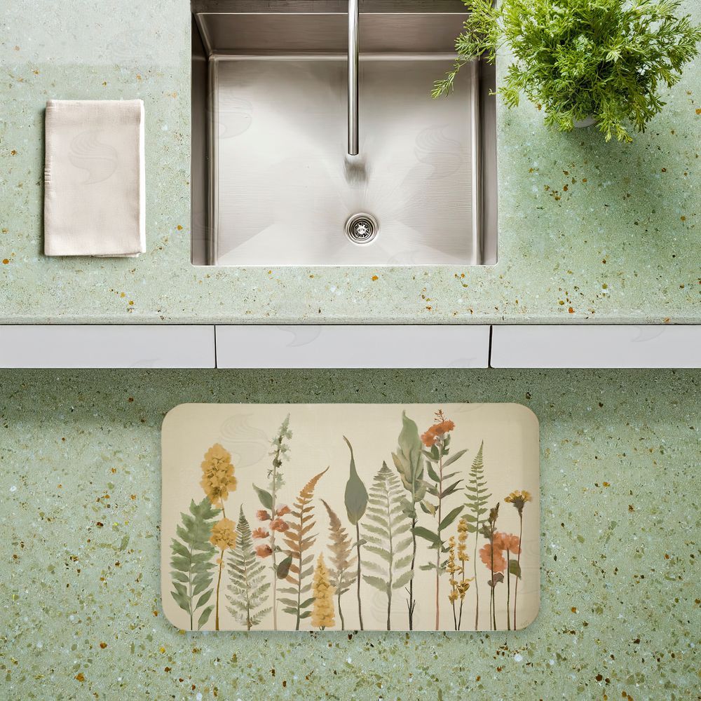 Elizabeth Medley | Simple Fall Botanics Anti-Fatigue Mat