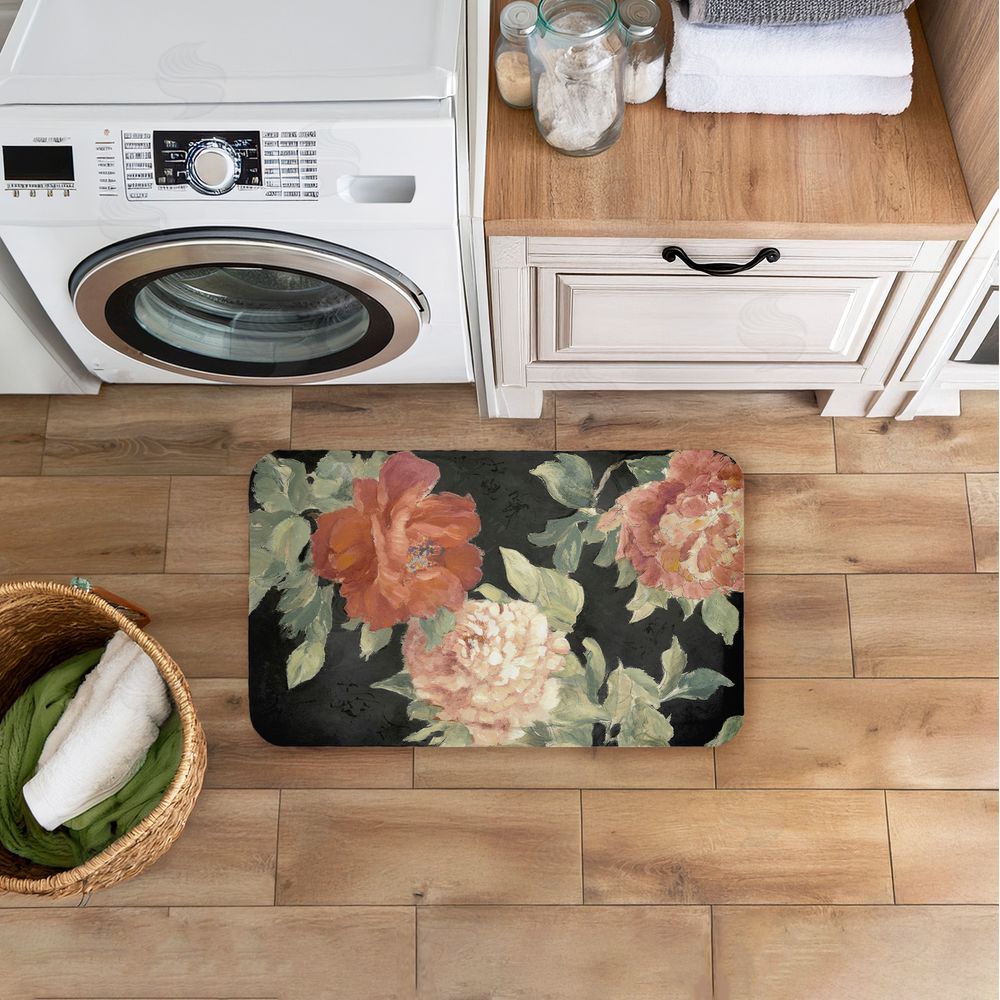 Lanie Loreth | Beauty Of The Blossom on Black Anti-Fatigue Mat