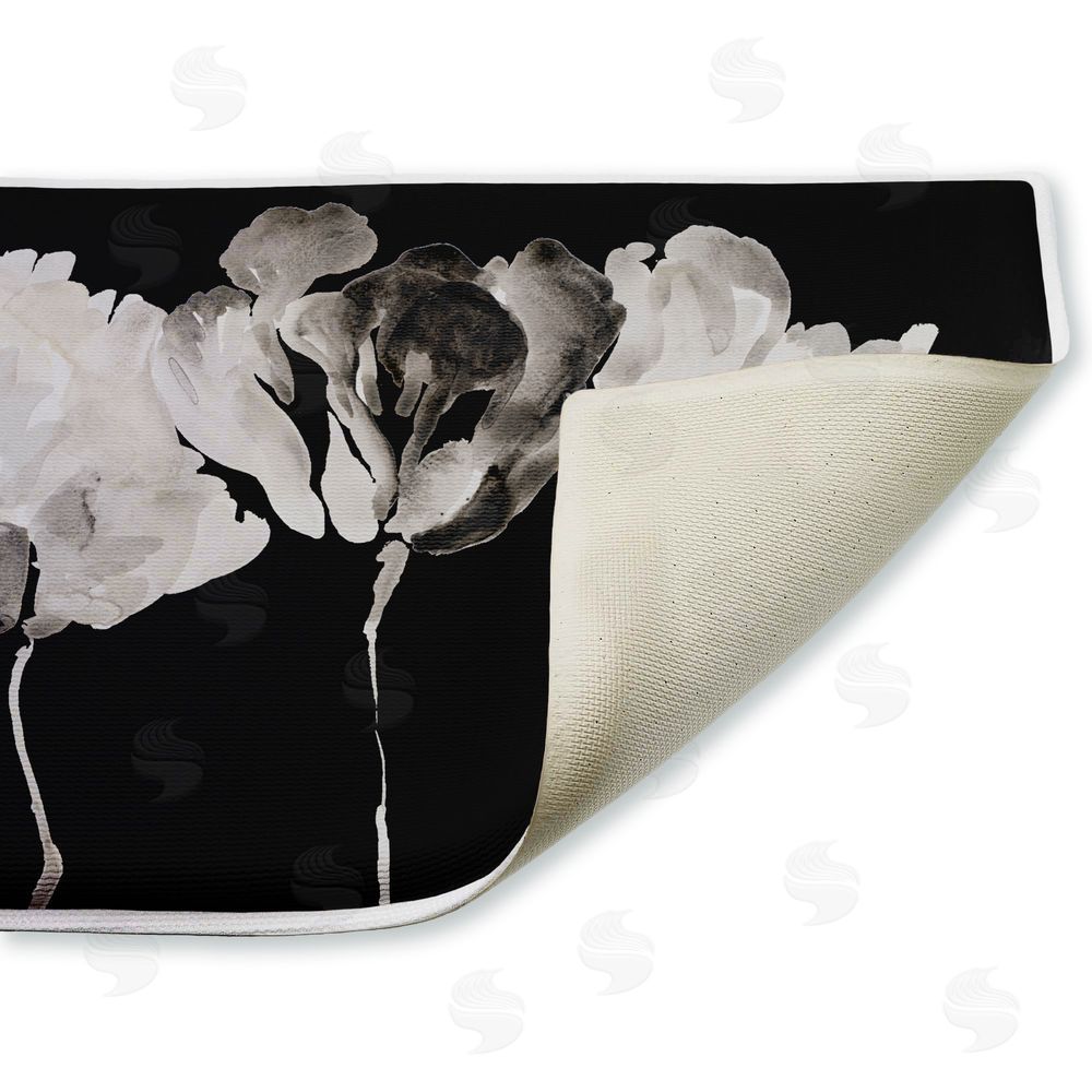 Lanie Loreth | Trio in Light on Black Plush Bath Mat
