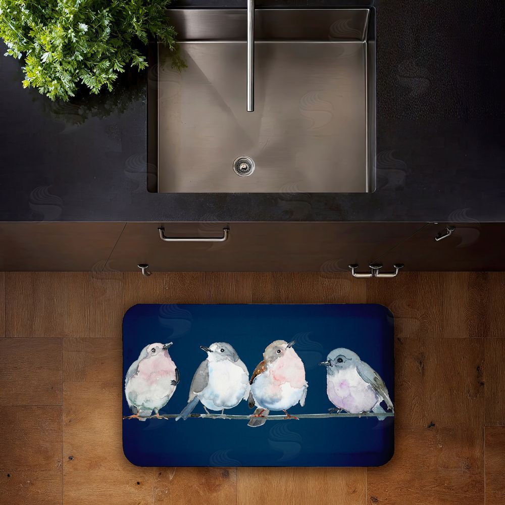 Lorenzo Collective | Perched Foursome of Birds Anti-Fatigue Mat