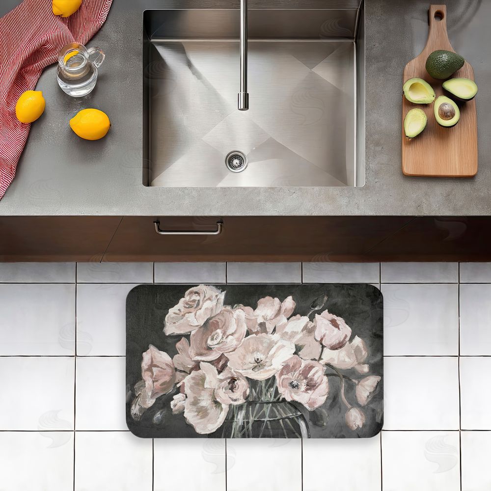 Patricia Pinto | Flowers In Clear Vase Anti-Fatigue Mat