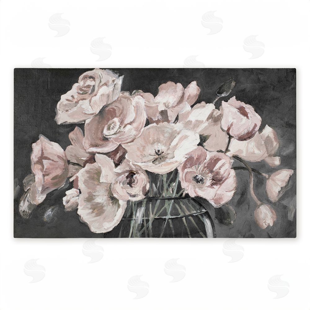 Patricia Pinto | Flowers In Clear Vase Non-Woven Door Mat