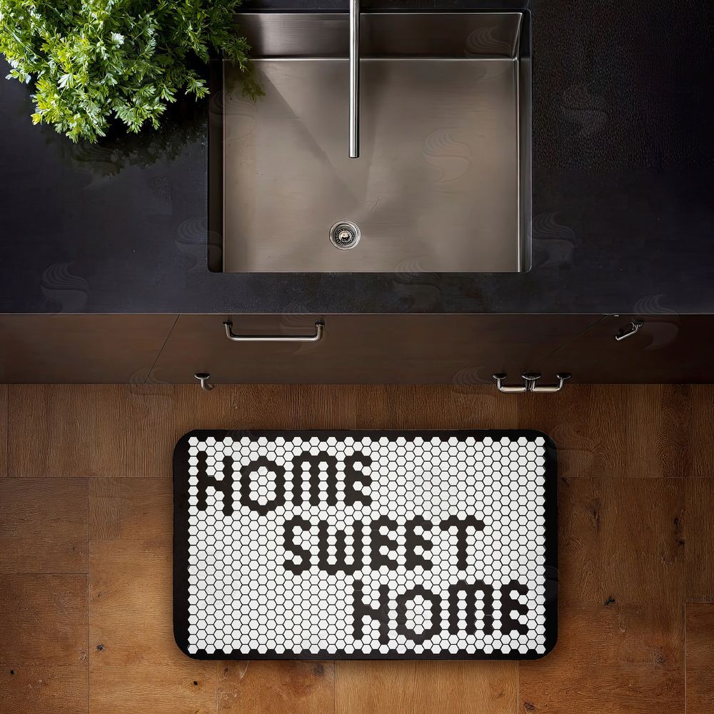Elizabeth Medley | Sweet Home Mosaic Pattern Anti-Fatigue Mat