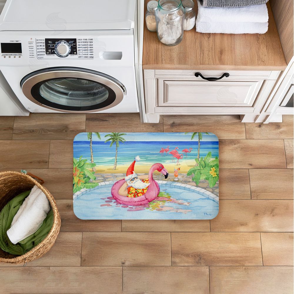 Paul Brent | Santa Pool Float & Cocktail Anti-Fatigue Mat