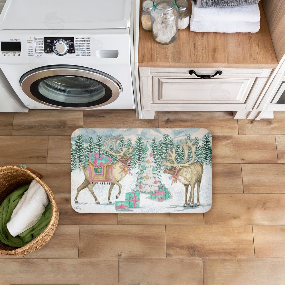 Paul Brent | Whimsy Holiday Reindeer Anti-Fatigue Mat