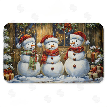 Creative Studio | Rustic Snowman Trio Anti-Fatigue Mat