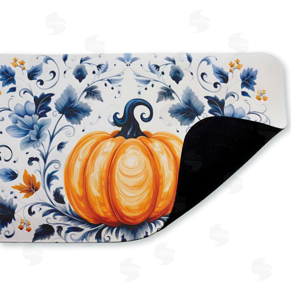 Creative Studio | Pumpkin with Symmetrical Florals Anti-Fatigue Mat
