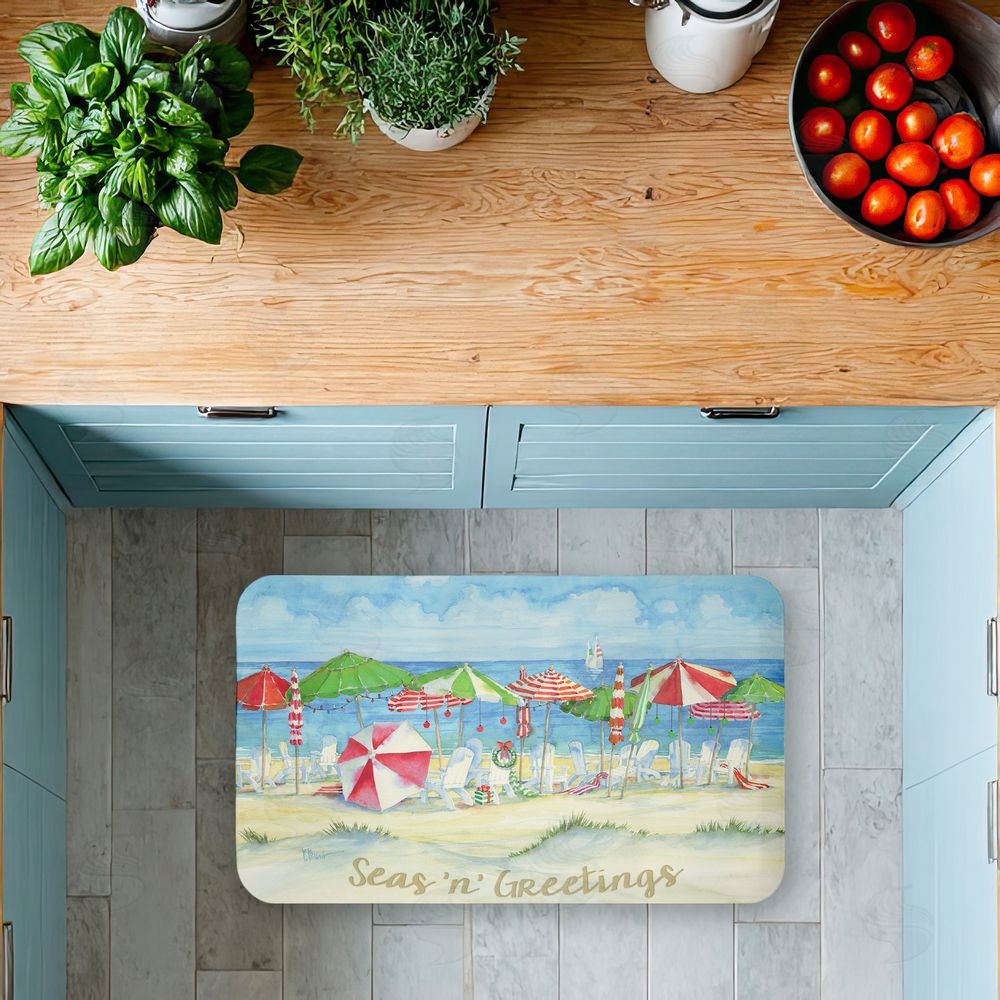 Paul Brent | Seas 'n' Greetings Beach Anti-Fatigue Mat