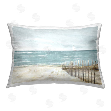 Ruane Manning | Beach Footprints & Fence