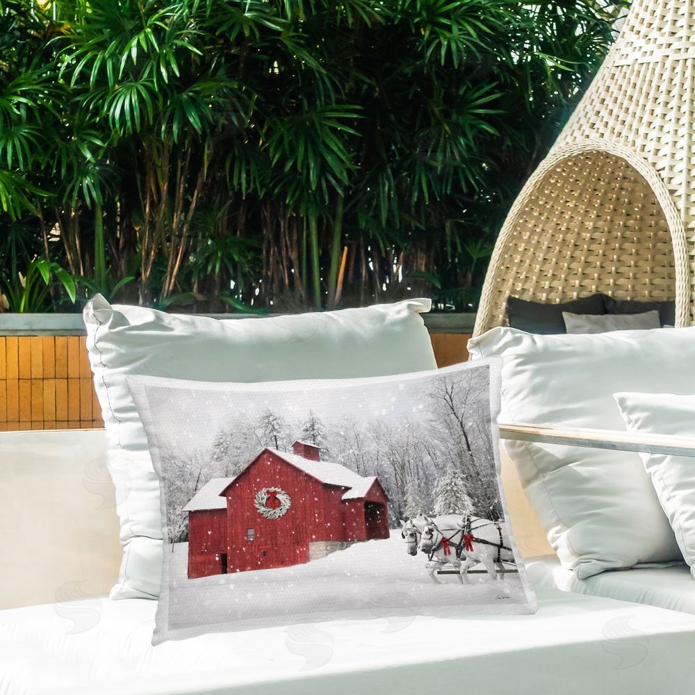 Lori Deiter | Snow Covered Red Barn