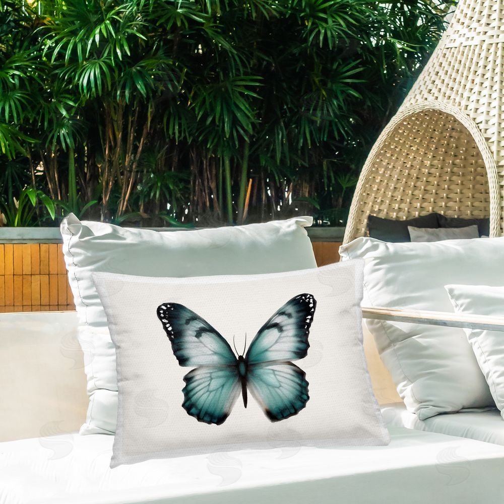 Elizabeth Medley | Teal Symmetrical Butterfly
