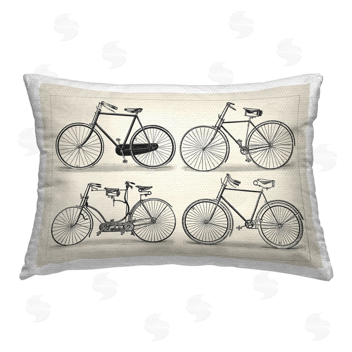 Vision Studio | Vintage Bicycles on Beige