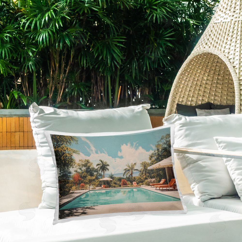 Arlington Prints | Tropical Villa Swimming Pool