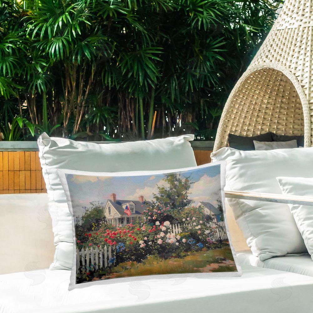 Arlington Prints | Patriotic Cottage Garden