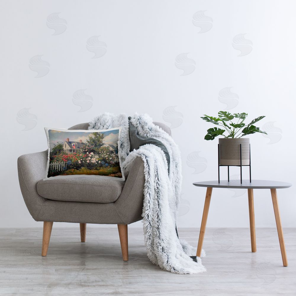 Arlington Prints | Patriotic Cottage Garden