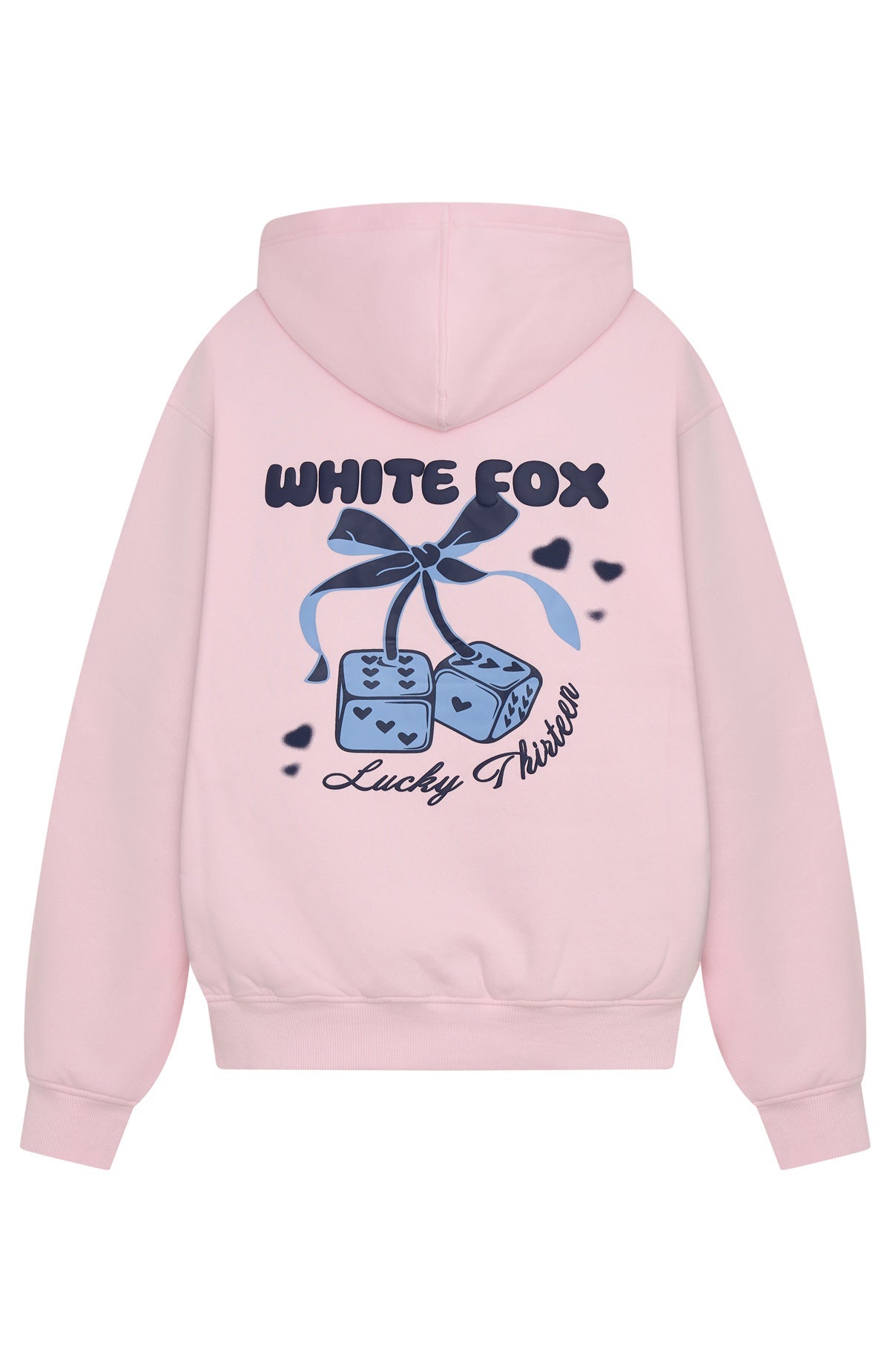 Lucky Thirteen Cheyenne Oversized Hoodie Soft Pink